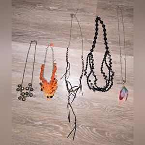 Lot Of 5 Necklaces From Express